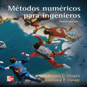 Métodos Numéricos para Ingenieros: Libro de Texto