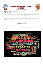 Biodiversidad: Mapa Conceptual para Biología de Ecosistemas