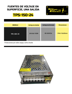 FICHA TECNICA TPS 150 24
