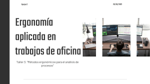 Ergonomía en el trabajo de oficina: Análisis y soluciones