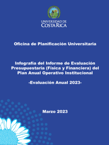 Informe Evaluación Presupuestaria UCR 2023