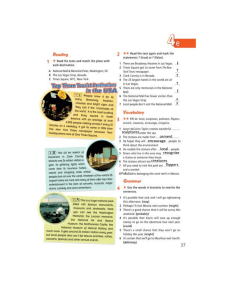 English Grammar & Vocabulary Worksheet