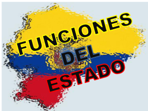 Funciones del Estado Ecuatoriano: Hoja de Trabajo