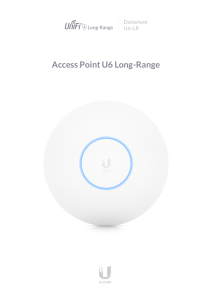 Ubiquiti U6-LR Access Point Datasheet: Specs & Features