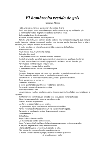 El hombrecito vestido de gris: Un cuento de Fernando Alonso