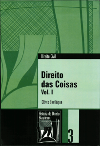Direito das Coisas: Livro de Direito Civil de Clóvis Beviláqua