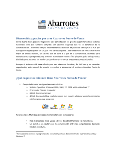 Manual Abarrotes Punto de Venta: Guía de Usuario