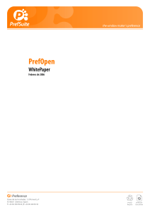 PrefOpen Whitepaper: Herramienta para cálculo de herrajes