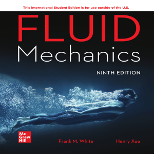 Fluid Mechanics Textbook, 9th Edition
