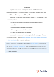 Formato APA: Instrucciones y Referencias