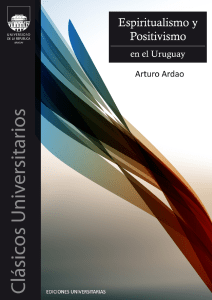 Espiritualismo y Positivismo en Uruguay: Arturo Ardao