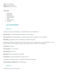 La Cenicienta: Guión Teatral para Niños