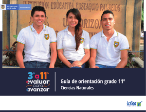 Guía Ciencias Naturales Grado 11 - Evaluar para Avanzar