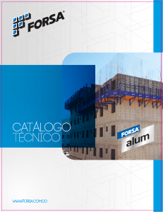Catálogo Técnico FORSA: Sistemas de Formaleta para Construcción