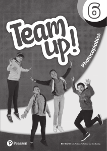 Team Up! 6 Photocopiables: Resources for English Language Learning
