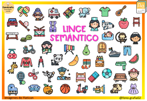 Lince Semántico: Hoja de Trabajo Educativa para Niños