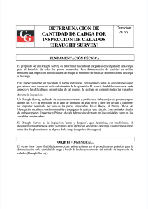 Curso de Inspección de Calados: Determinación de Carga