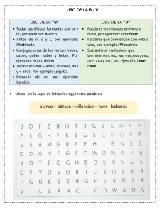 Uso de la B y V: Ejercicios y Reglas Gramaticales