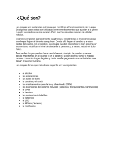 Qué son las drogas: Información y riesgos