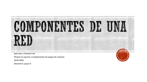Componentes de una Red: Presentación Informativa