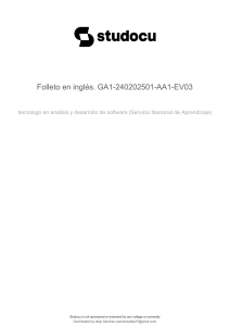 SENA Software Development Program Brochure
