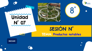 Hoja de Trabajo de Productos Notables para Escuela Intermedia