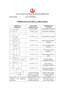 INGECO Fórmulas Clave