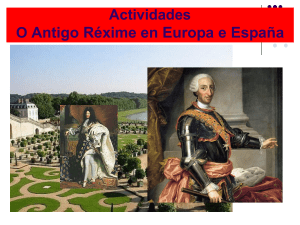 Antigo Regime na Europa e Espanha: Atividades