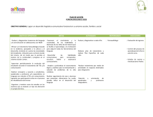Plan de Acción Fonoaudiológico 2023: Desarrollo del Lenguaje