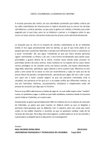 Cárceles Colombianas: Desigualdad y Reflexión