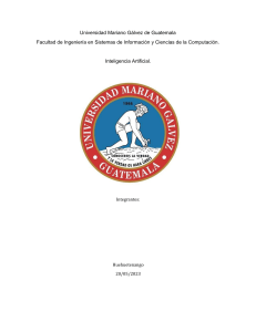 Trabajo de curso de Inteligencia Artificial - UMG Guatemala