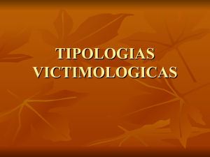 Tipologías Victimológicas: Autores y Clasificaciones