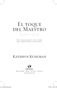 El Toque del Maestro: Fe y Sanidad por Kathryn Kuhlman