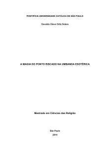 A Magia do Ponto Riscado na Umbanda Esotérica