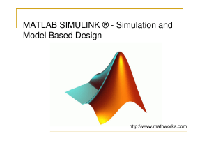 MATLAB Simulink: Simulation & Model-Based Design