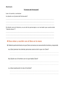 El jinete del Portezuelo: Comprensión Lectora