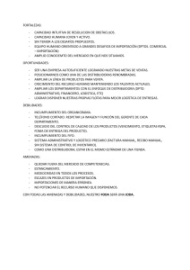 Análisis FODA de Distribuidora: Fortalezas, Debilidades, Oportunidades