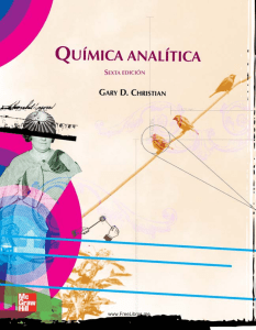 Química Analítica: Libro de Texto Universitario