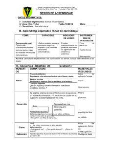 Plan de Sesión: Sinónimos, Líneas, Ángulos y Polígonos