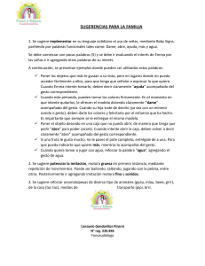Sugerencias para la Familia: Desarrollo del Lenguaje Infantil